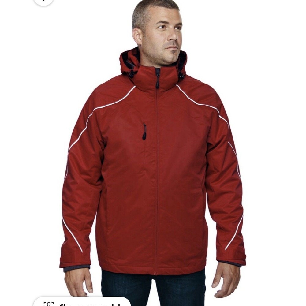 North End 88196 Angle Men's 3-In-1 Jacket With Bonded Fleece Liner